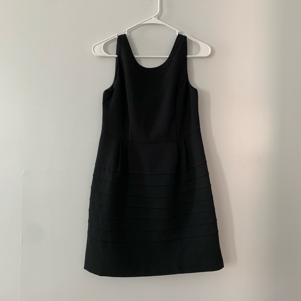 Loft black sleeveless dress